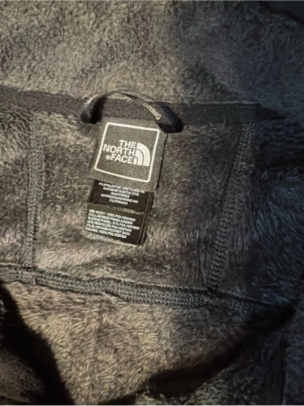 The North Face Black Zip-Up Fleece Jacket